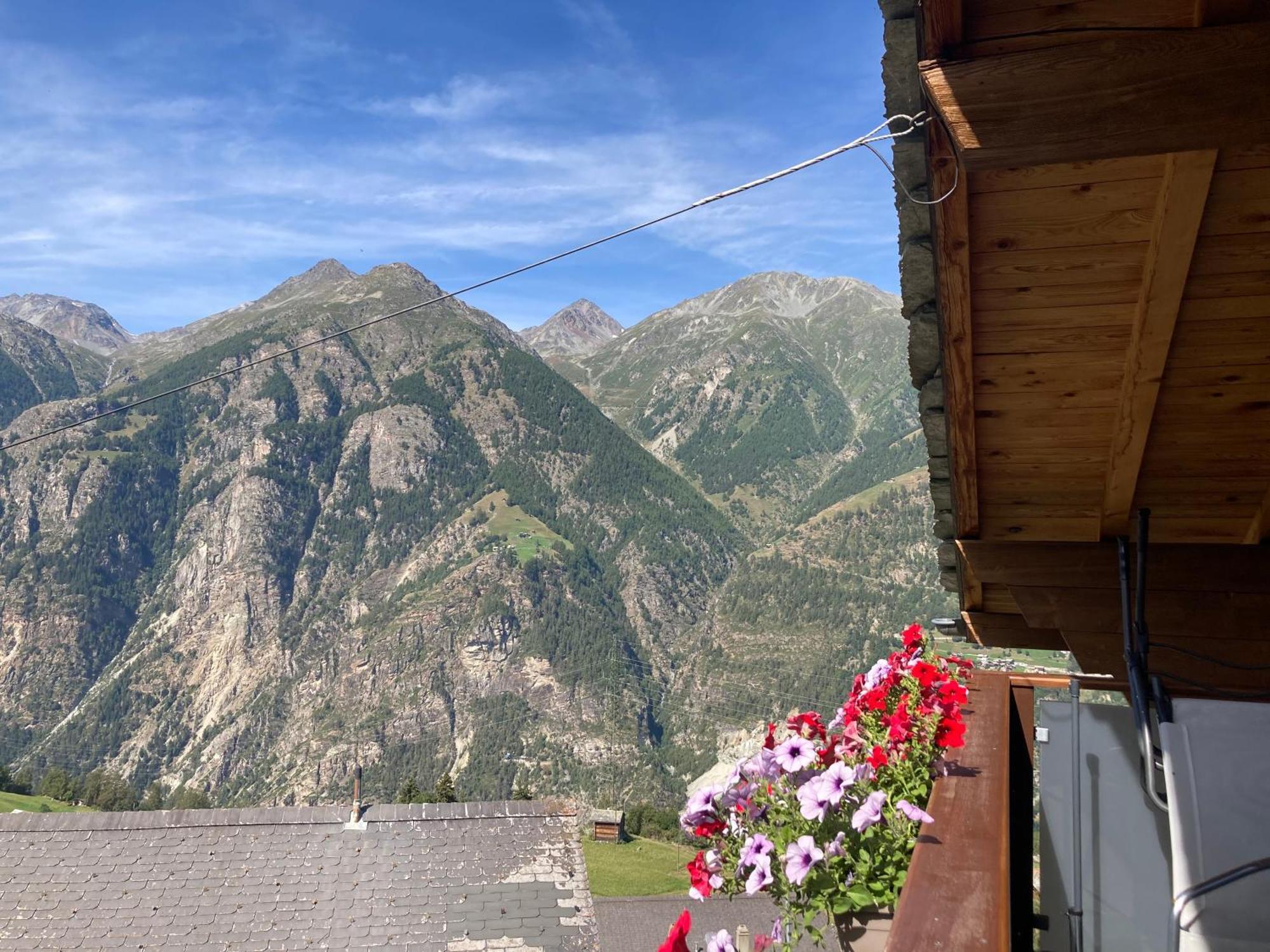 Apartament Haus Dorfblick Grächen Zewnętrze zdjęcie